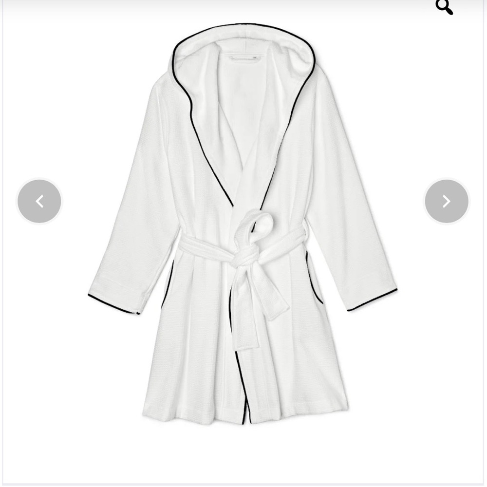 Riley Home White Waffle Bathrobe sz Small